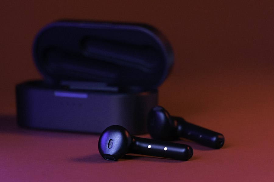 Pulse Buds in their charging case